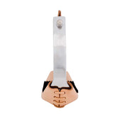 Aluminium Angled Stirrups with Rubber Pads